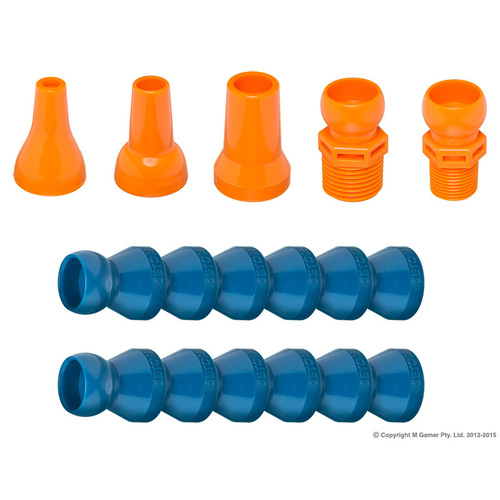 CS84040 1/2" Assorted Nozzle Kit with PT Connectors