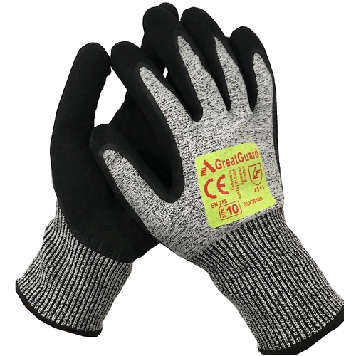 Cut 5 Gloves [Colour: Grey] [Size: S] [Pack: 1]