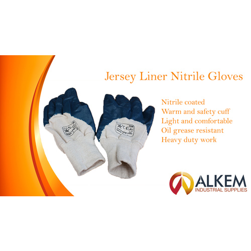 Nitrile Dipped Gloves [Size: M] [Pack: 1]
