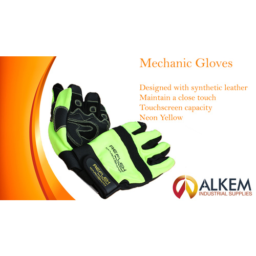 Mechanic Gloves [Size: M] [Pack: 1]