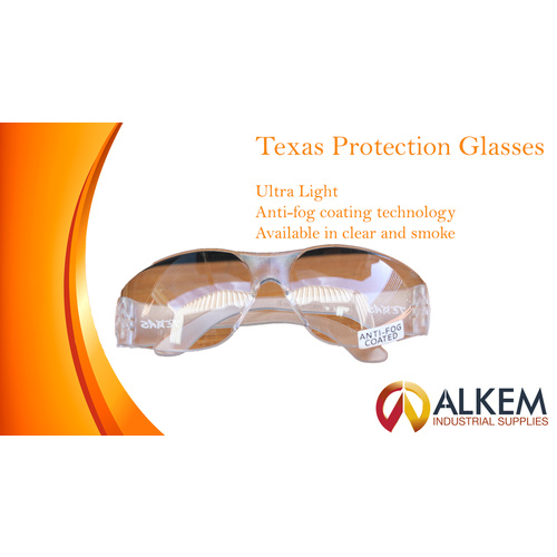Texas Safety Glasses [Colour: Clear] [Pack: 1]